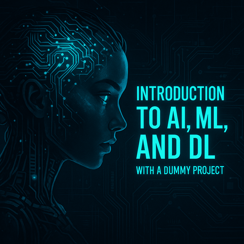Introduction to AI, ML, and DL – With a Dummy Project
